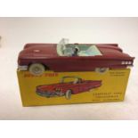 Dinky French Issue Cabriolet Ford 'Thunderbird' No 555, boxed