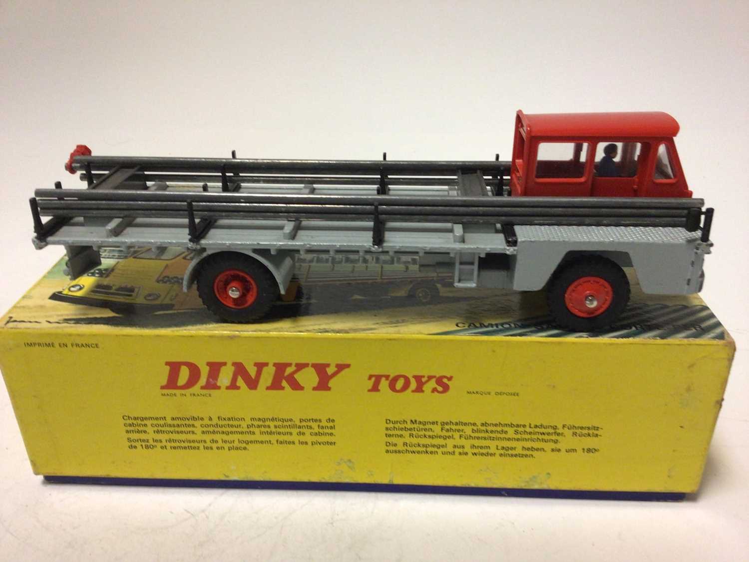 Dinky (French issue) Camion Savien Porte-Fer No. 885 boxed - Image 2 of 7