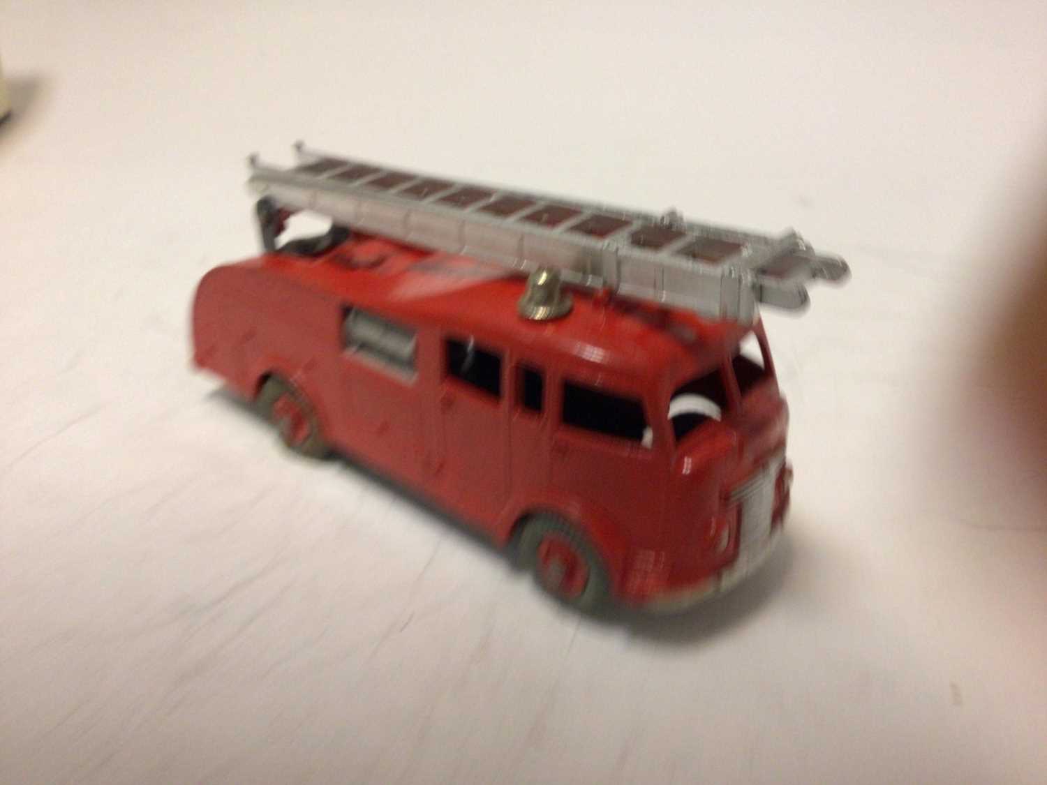 Dinky Supertoys fire engine with extending ladder No. 955 boxed plus Dinky turntable fire escape No. - Image 11 of 14