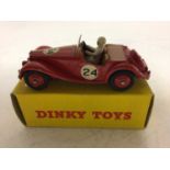 Dinky MG Midget Sports No 108, boxed