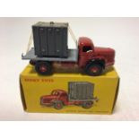 Dinky French UIssue Plateau Berliet Avec Container No 34B, boxed