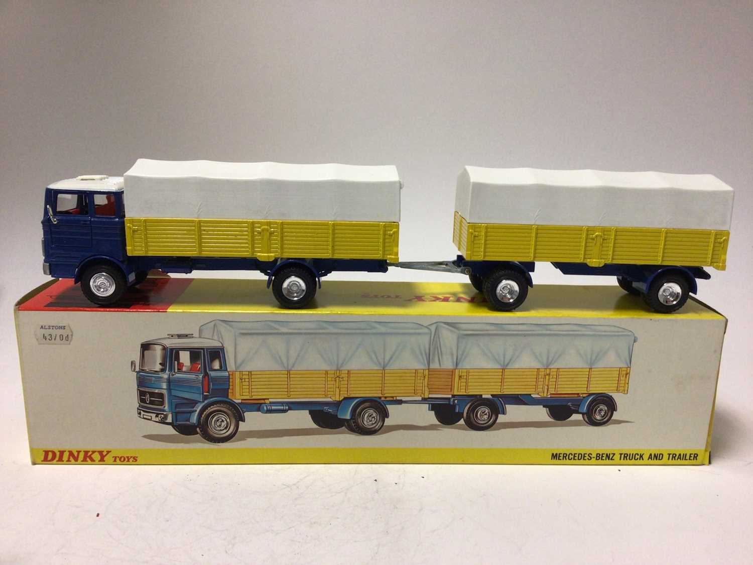Dinky Mercedes-Benz truck and trailer No. 917 boxed