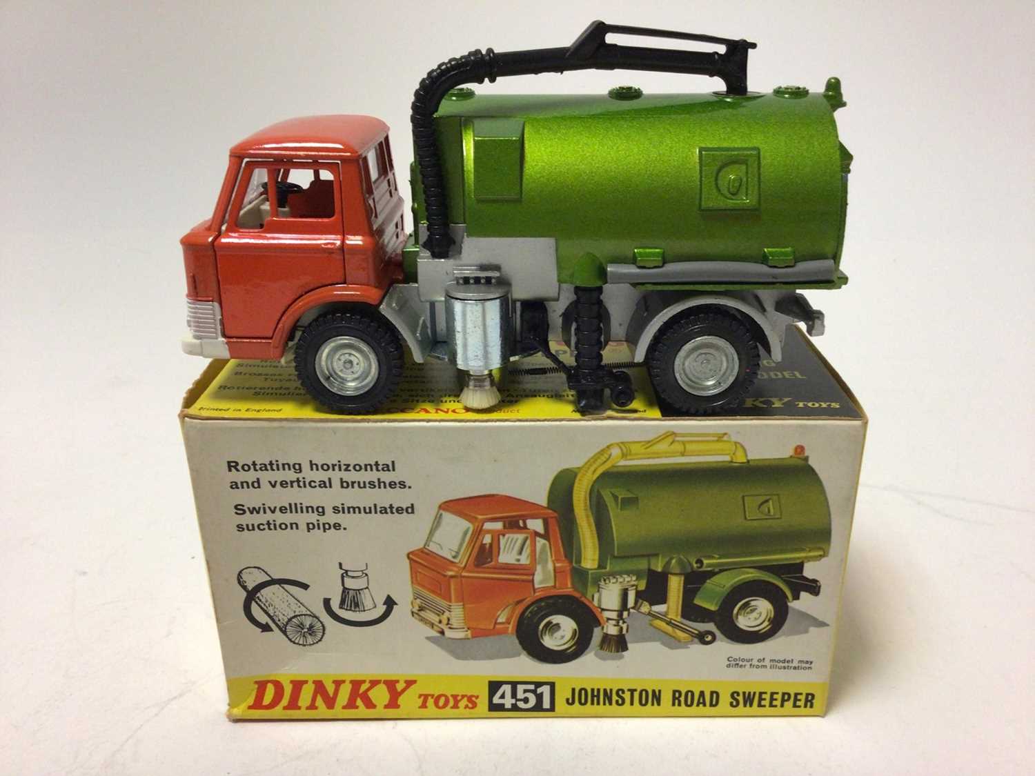 Dinky Johnson road sweeper No. 451 boxed