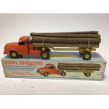 Dinky (French issue) Supertoys Williams tractor and lumber carrier No. 897 boxed