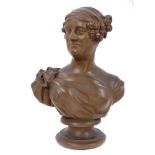 Lucius Gahagan (d. 1866) plaster bust of a lady