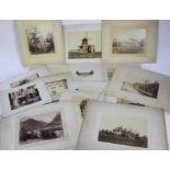 Group of twenty-one Victorian and early 20th century black and white photographs, Norfolk views to i