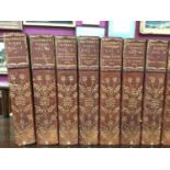 Works of Thackeray, in thirteen volumes, published by Smith Elder & Co, 1902, good quality half calf