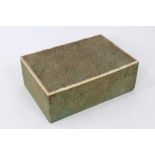 1930s shagreen cigar box