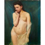 Attributed to Gustav Wertheimer, standing nude