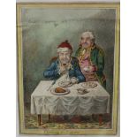 James Gillray (1756-1815) two hand coloured etchings, Charming Well Again, published H. Humphrey 180