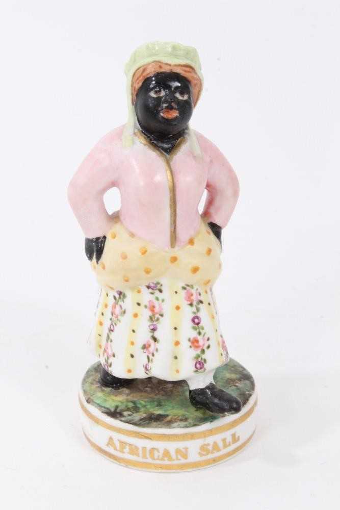 A Derby (King Street Works) figure of African Sall, circa 1890