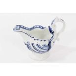 A Derby blue and white Dolphin Ewer, circa 1780
