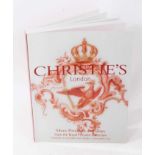 Christies Auction Catalogue - Silver, Porcelain and Glass from the Royal Prussian Collection - Thurs