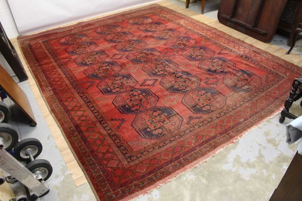 Large Pakistani Tekke carpet.