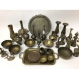 Collection of Indian and Middle Eastern metalware