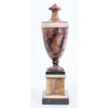 George III Derbyshire fluorspar Blue John niche urn