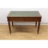 19th century mahogany writing table in the manner of Gillows