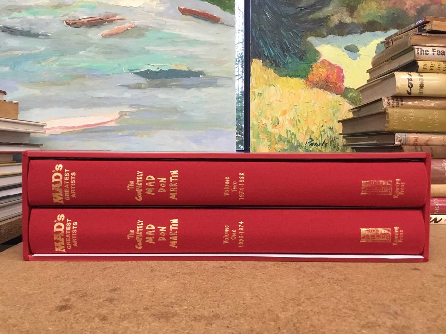 Books - 'The Completely Mad Don Martin', two-volume set in red cloth slipcase, first edition 2007 (P - Image 2 of 4