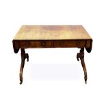 George III mahogany sofa table