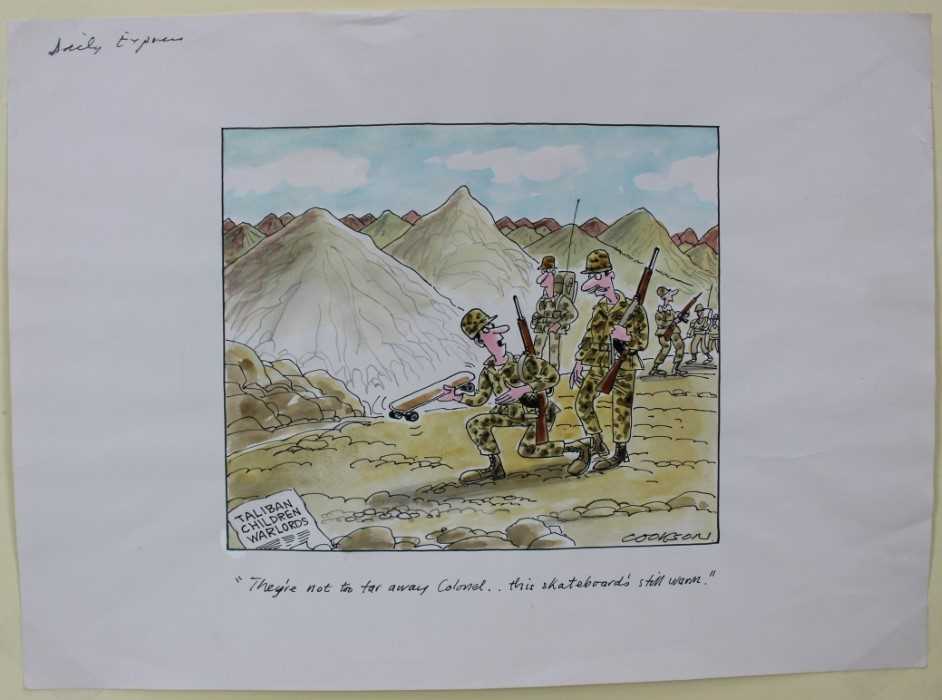 Group of original cartoons, to include Martin Rowson (b. 1959) pen and wash - Welcome to Washington - Image 3 of 8