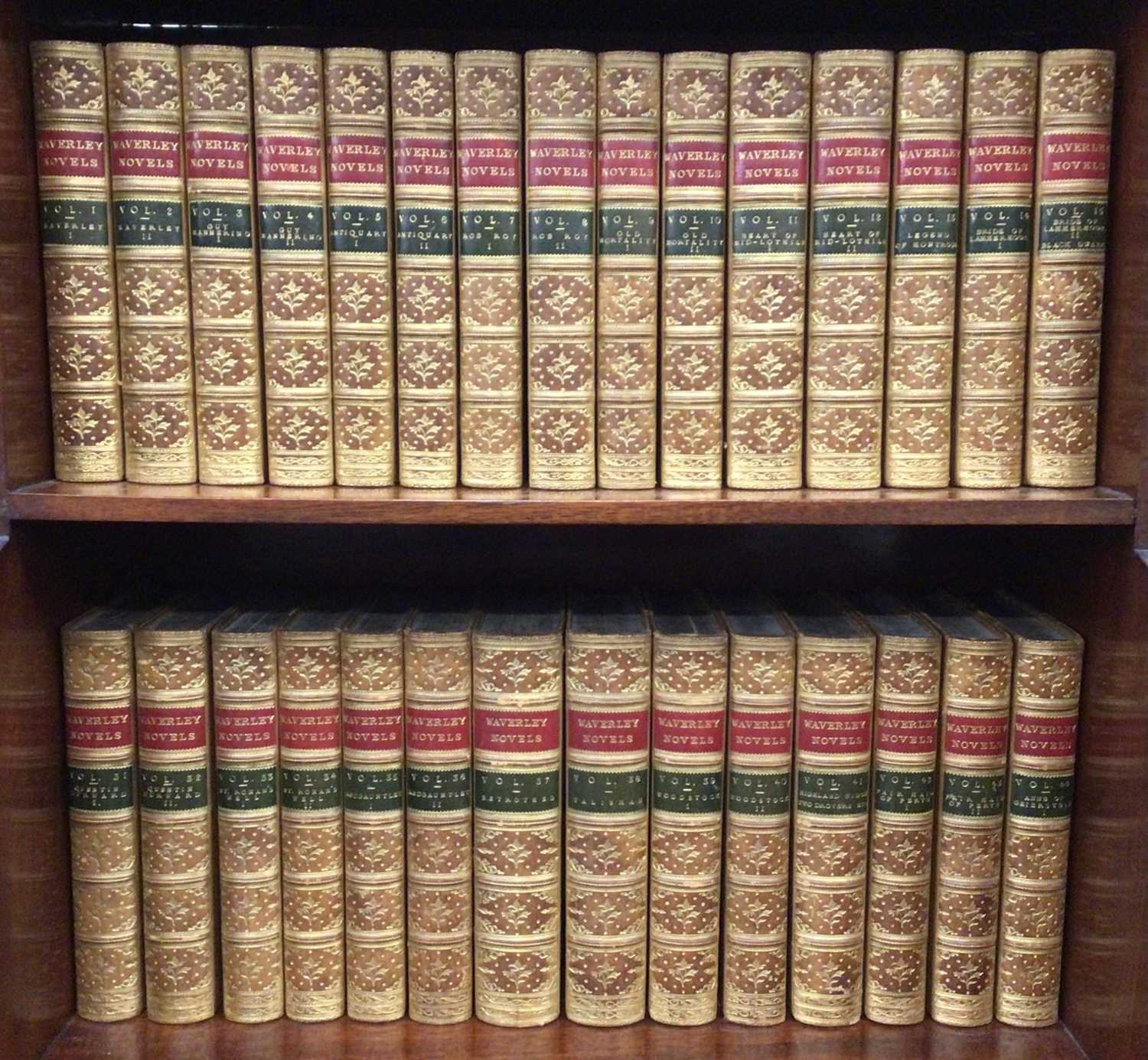 Sir Walter Scott, The Waverley Novels, published Adam and Charles Black 1865-1868, 48 volumes, all i