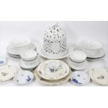 Collection of Royal Copenhagen blanc de chine