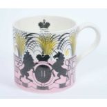 The Coronation of H.M.Queen Elizabeth II 1953, scarce Eric Ravilious designed Wedgwood Souvenir mug