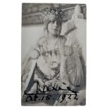 H.M. Queen Marie of Romania - signed and inscribed presentation portrait photograph dated 1922