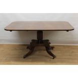 George IV mahogany breakfast table