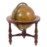 Mid 19th century Malby's terrestrial desk globe