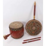 Two Chinese drums