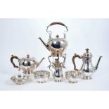 Good quality Victorian silver 6 piece tea/ coffee set ( coffee pot later date)