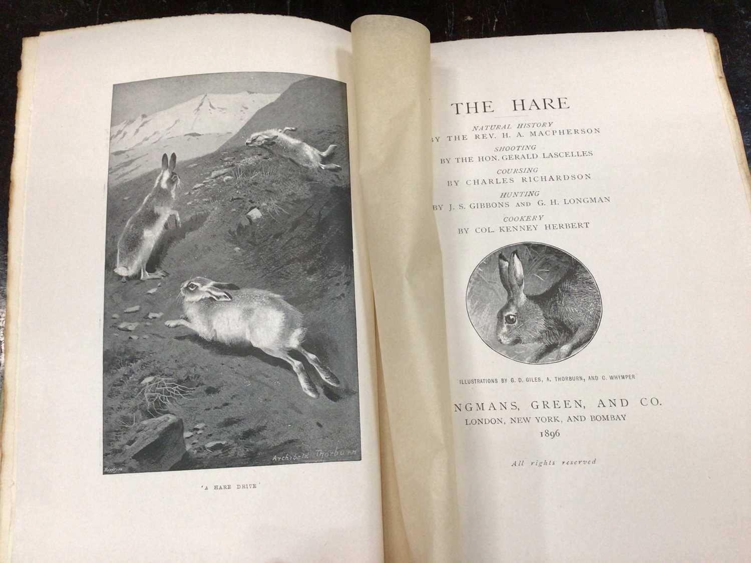 The Fur and Feathers series, large paper edition limited to 150 copies, Longmans Green & Co. 1896, s - Image 15 of 16