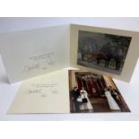 H.M. Queen Elizabeth II and H.R.H. The Duke of Edinburgh, two signed 1966 and 1967 Christmas cards