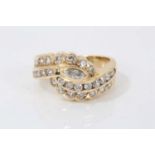 Diamond dress ring