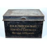 H.R.H. Princess Mary The Princess Royal and Countess of Harewood - deed box