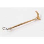 9ct gold riding crop brooch