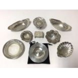 A selection of late 19th and early 20th century English and Continental silver