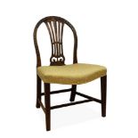 George III mahogany dining chair