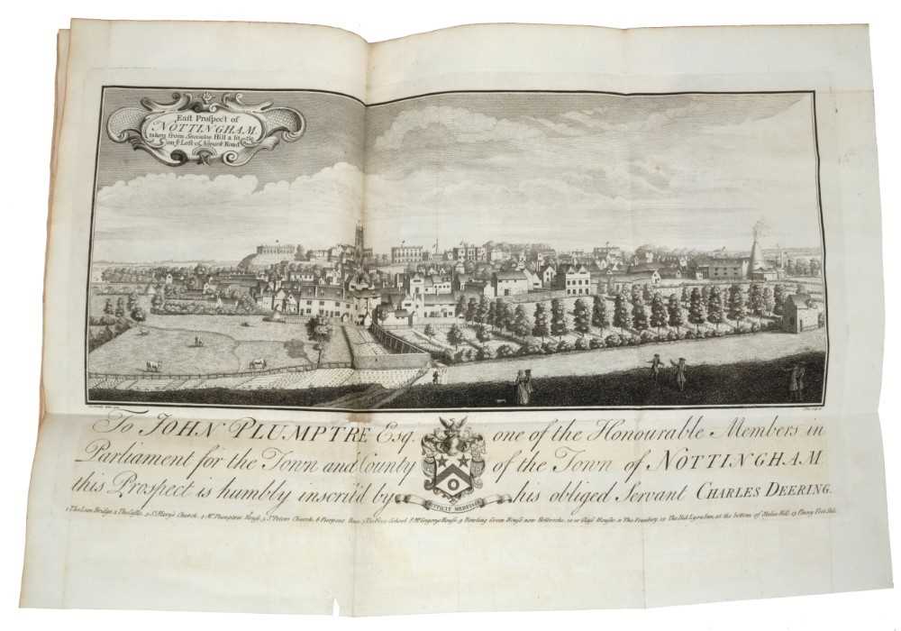 One volume, An Historical Account of Nottingham, leather bound - Image 7 of 9
