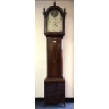 19th century 8 day longcase clock by W. Coulson, Northshields