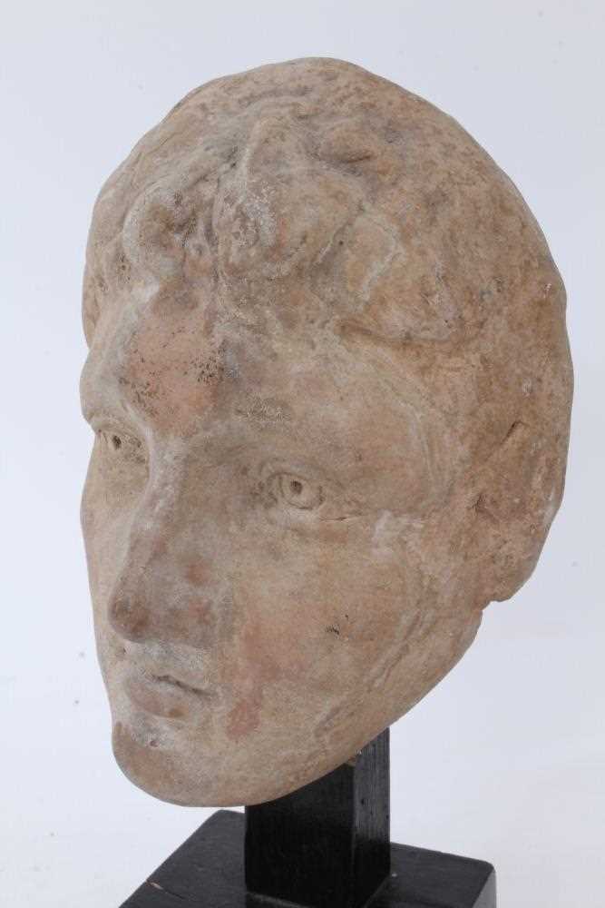 Roman style terracotta classical mask - Image 4 of 4