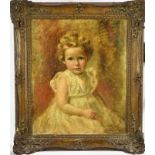 Dulcie Lambrick (1901-c1981) - oil on canvas portrait of a young Lady Elizabeth Anson
