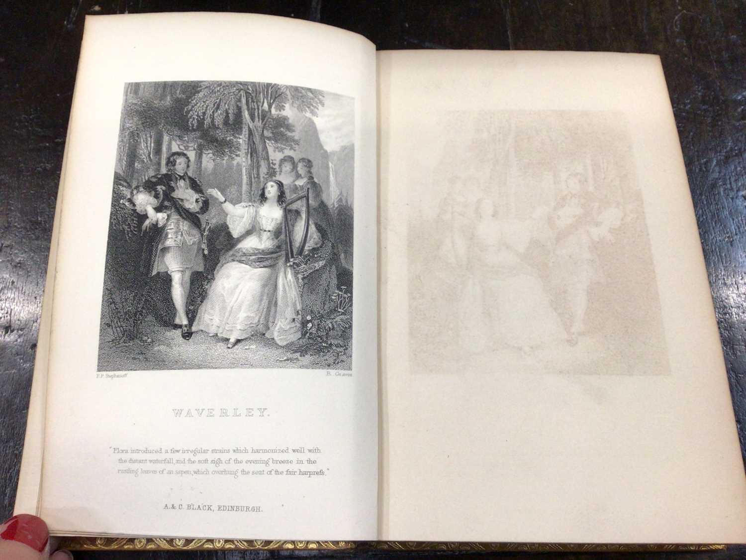 Sir Walter Scott, The Waverley Novels, published Adam and Charles Black 1865-1868, 48 volumes, all i - Image 5 of 11