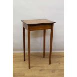 19th century Continental kingwood and marquetry inlaid side table