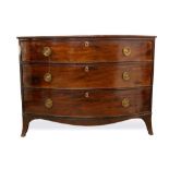 William IV mahogany chest of drawers