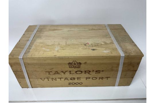 Port - six bottles, Taylor's 2000, owc