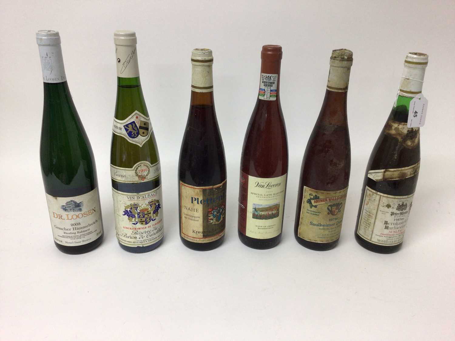 Eighteen bottles of mostly German vintage white wines, including Riesling and Gewurtztraminer - Image 2 of 3