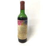 Wine - one bottle, Chateau Mouton Rothschild 1970