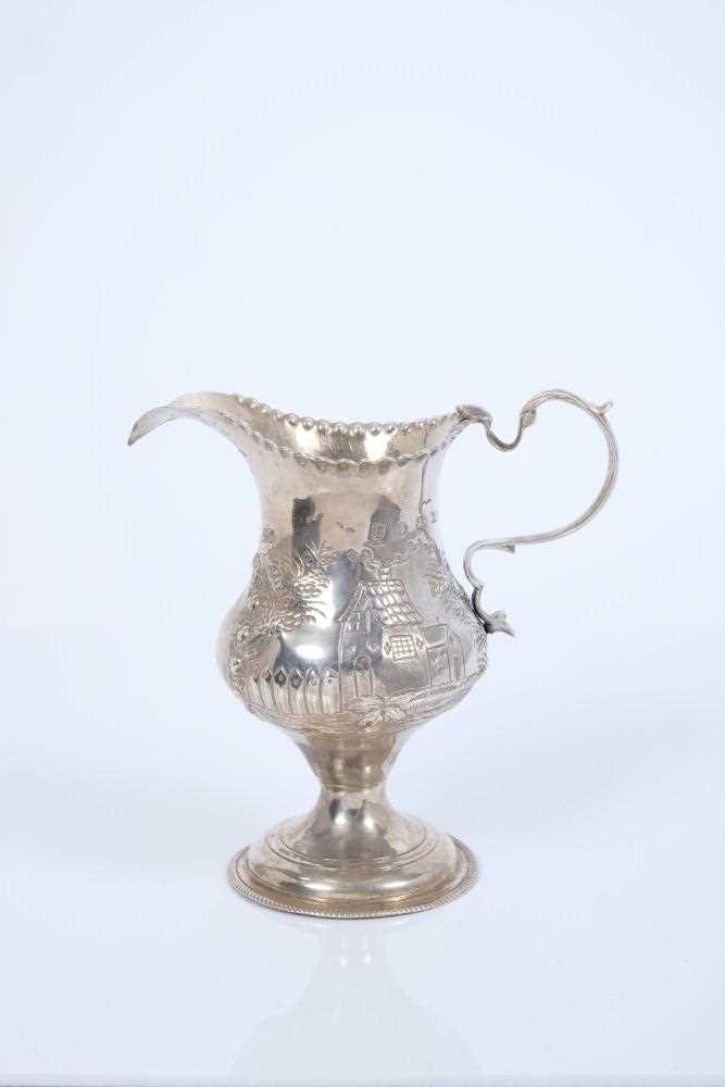 Rare George III, cream jug by Hester Bateman